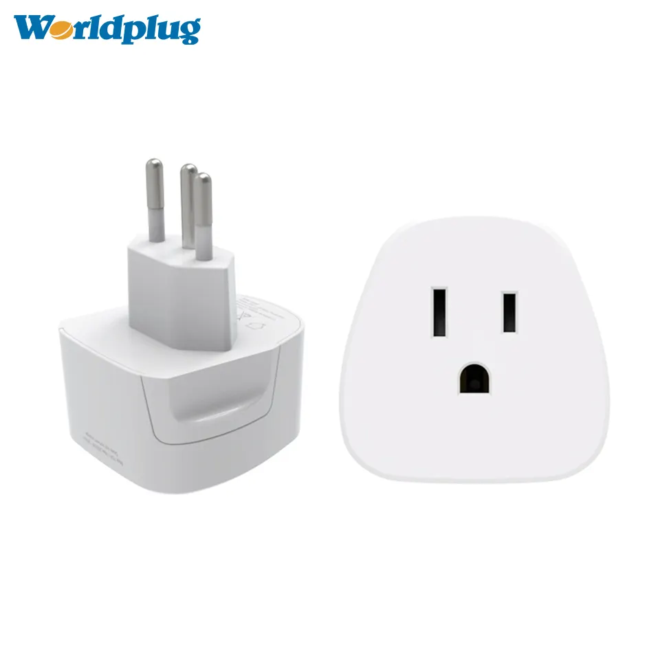 All plug adaptador de tomada conversa, plugue adaptador de tomada conversor de energia eua para o brasil 10a