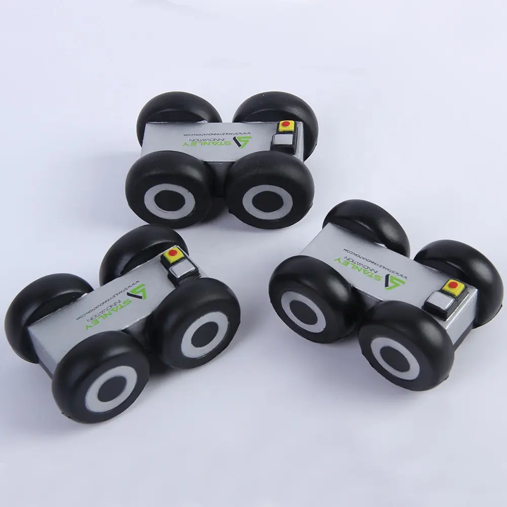 Novelty PU Foam Battery Car Shape Stress Ball Custom Logo Relief Fidget Toys Wholesale Cheap Toys