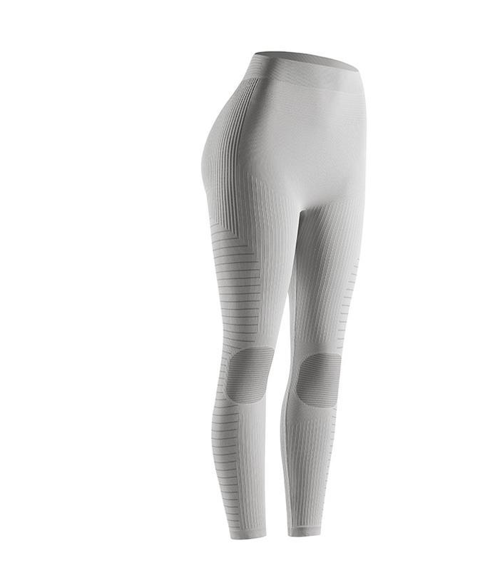 2-Blanco gris pantalones de las mujeres