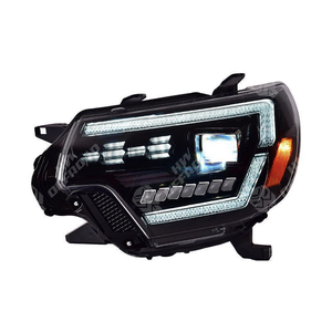 LED çift işın projektör far için 2012 2013 2014 2015 Toyota Toyota W/LED sıralı dönüş ışığı ön ışıkları far - Product Image 1