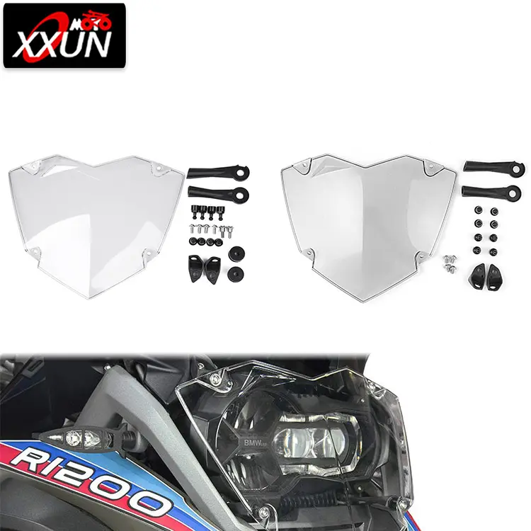 XXUN accessori moto coperchio protezione faro anteriore protezione obiettivo per BMW R1200GS R1250GS LC ADV Adventure