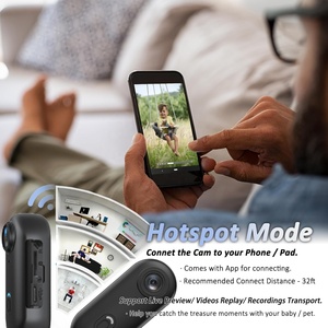 Geniş açı özelliği ile taşınabilir Vlogging başparmak hareket kamera küçük boy Video kayıt herhangi bir yere monte edilebilir - Product Image 6
