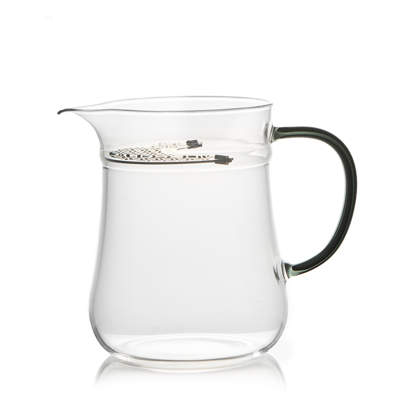 (Poignée verte) Tasse de fuite en titane