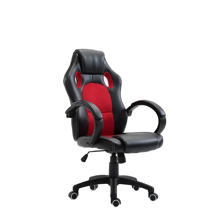 Vente en gros en usine de chaise de bureau de jeu Style ergonomique avec massage Support lombaire Fauteuil de bureau pour ordinateur PU Leather PC Gamer