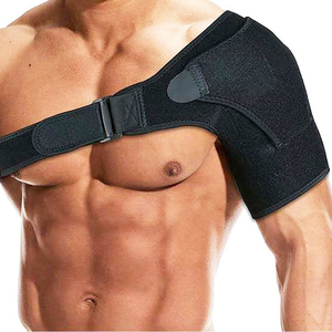 Neoprene vai Cú đúp thể thao có thể điều chỉnh nén vai Cú đúp OEM Logo bảo vệ vai hỗ trợ cho chấn thương - Product Image 2