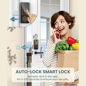 TYSH Tuya Smart <span class=keywords><strong>Keypad</strong></span> Türschloss mit Griff Vordertür Keyless <span class=keywords><strong>Entry</strong></span> <span class=keywords><strong>Lock</strong></span> Einfach zu installieren des elektronisches digitales Türschloss