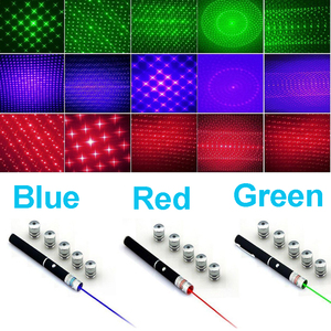 Multi Pattern Heads Star Laser rosso blu verde puntatori 5 in 1 puntatore Laser Light Cat Laser Pen Star - Product Image 5