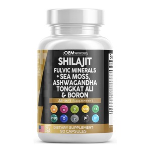 Sehistar <span class=keywords><strong>8</strong></span> in 1純粋なヒマラヤShilajitカプセルサプリメント天然ShilajitカプセルAshwagandha Shilajit