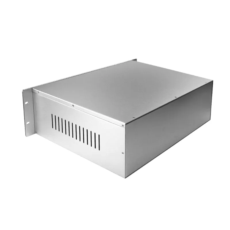 Carcasa de aluminio de extrusión personalizada de alta calidad, carcasa de servidor de ordenador de 19 pulgadas, 1U, 2U, 3U, 4U