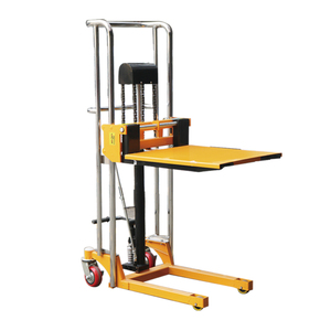 Prezzo di fabbrica nuovo disegno di carico e scarico attrezzature a mano idraulico del carrello elevatore della piattaforma staccabile del Pallet Stacker manuale manuale - Product Image 1