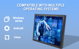 <strong>Lcd</strong> Industrial <strong>Monitor</strong> 4:3 1024X768 Dvi <strong>Vga</strong> <strong>Input</strong> Signal Open Frame <strong>Monitor</strong> 5Wire Resistive 15Inch Touch Screen <strong>Monitors</strong>