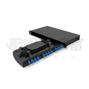 Panel de parche óptico de fibra óptica, caja de terminales de Metal SC LC MONTADO EN ESTANTE 4 8 72 96 144, marco de distribución de puerto, 19 pulgadas, 1U, 2U, 24 puertos - Product Image 6