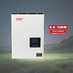 PBP工場卸売デュアルPV入力デュアルAC出力Ip65グリッドタイシングルフェーズハイブリッドソーラーインバーター - Product Image 1