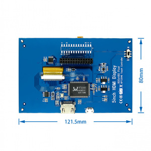Compatible avec Raspberry Pi 5 pouces HDMI écran tactile A +/B +/2B LCD écran LCD haute définition 800*480 résolution haute définition - Product Image 3
