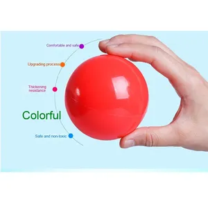 Großhandel Kinder Sportspiel zeug Mehrfarbige elastische Ozean bälle verdickt Macaron <span class=keywords><strong>Ball</strong></span> Spielzeug Spiel <span class=keywords><strong>Ball</strong></span> Pool zum Spielen - Product Image 3