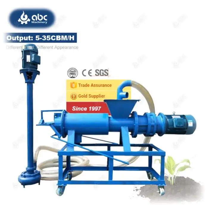 Exquisite Craftsmanship Small Cow Dung Manure Sludge Dung Manure Pig Manure Screw Press Dewatering Machine to Dry Chicken,Pig