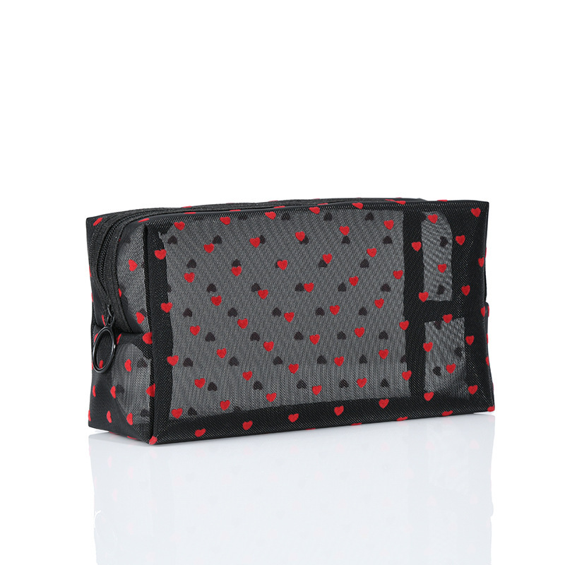 Strict selection of 03# black net red love square