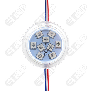 ETOP 24V 6 led RGBW Pixel Point luce IP68 programmabile con luci colorate per pietre preziose luce permanente per le vacanze di natale - Product Image 3