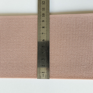 100mm Non-Pilling Elastic <strong>Strap</strong> Soft Elastic Webbing Durable Nylon <strong>Hook</strong> and <strong>Loop</strong> Fastener High-Quality Sewn Elastic Band - Product Image 3