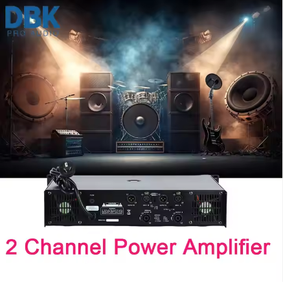 Amplificador de potencia Audio profesional Amplificador de potencia de 2 canales Sistema de procesador de sonido de audio DJ - Product Image 2