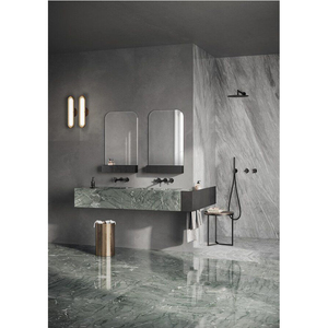 HRST yeşil taş döşeme <span class=keywords><strong>Verde</strong></span> Antigua mermer fayans banyo Vanity üst lavabo tezgah duvar döşeme için