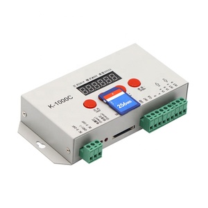 Ws2801 ws2811 DMX512 RGBW K-1000C SD-карта rgb Светодиодная лента программируемый контроллер