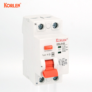 KORLEN <strong>Current</strong> <strong>Limiting</strong> <strong>Circuit</strong> <strong>Breaker</strong> 16A 63A 100mA 6kA B Curve RCCB Earth Leakage Protection Residential Commercial Projects - Product Image 5