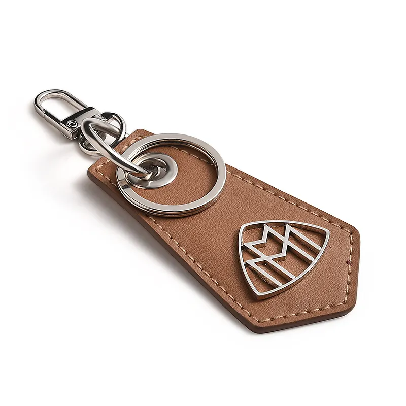 Coin Purse Ture Real Leather Metal Car Key chain Car Brand Keychain For 4S Store