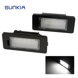 Araba için LED plaka numarası işık Skoda Fabia Superb Yeti için VW Passat B6 5D Varant 06 ~ 10 dahili Canbus denetleyici - Product Image 1
