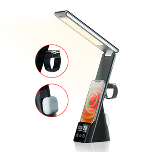 N61 Led Table Desk <strong>Lamp</strong> 4 in 1 Wireless Charger Multifunction Reading Light for Mobile Phone Watch Earphone <strong>Charge</strong> - Product Image 1
