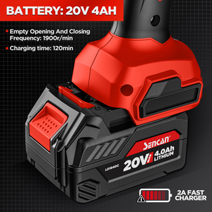 قاطع معادن لاسلكي 16 قياس لقطع الصفائح المعدنية بسرعة 1900 دورة في الدقيقة مع محرك بدون فرش وشفرات قابلة للاستبدال لقطع الألومنيوم والفولاذ المقاوم للصدأ - Product Image 2