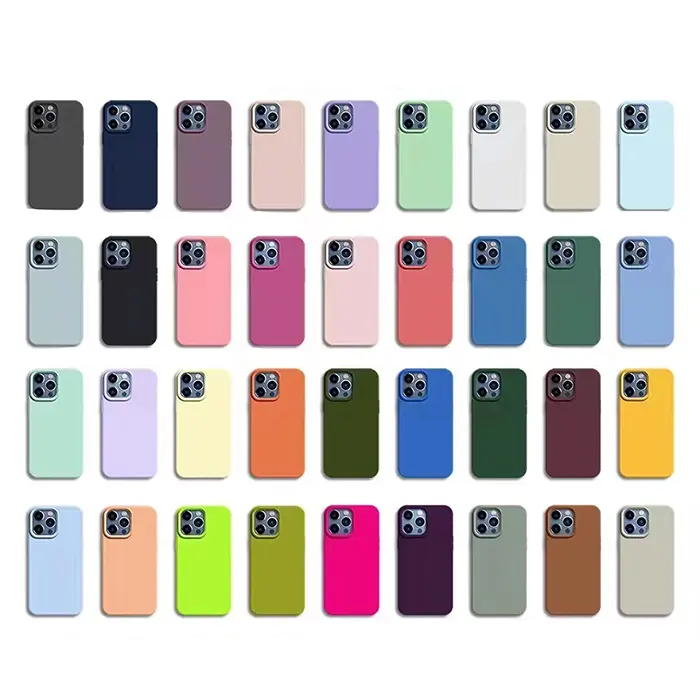 Best selling 2024 Popular Anime liquid silicon case back cover silicone phone case for iphones