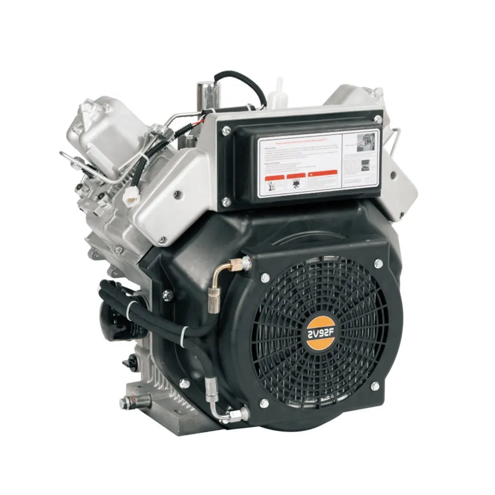 Offre Spéciale 14.8kw 20HP 997cc 3000 tr/min petit moteur diesel à deux cylindres v à double arbre horizontal refroidi par air à 4 temps