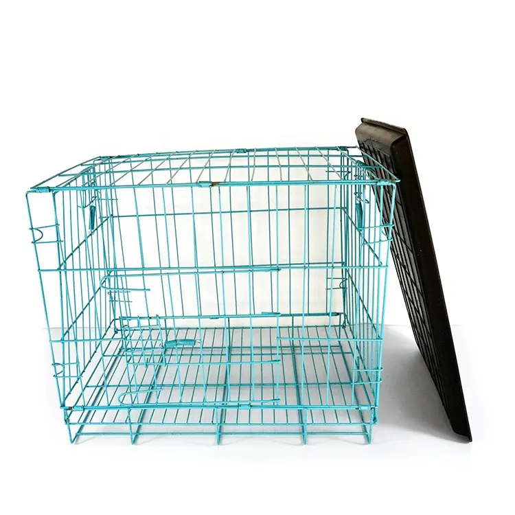 Bon Prix Pliable Grandes Caisses De Chien Pliable Empilable Chenil Pour Animaux De Compagnie Grand Extérieur En Métal Chien Cages En Vente//