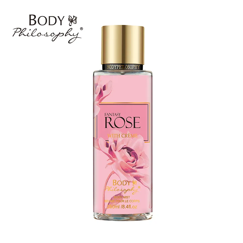 Desodorante corporal de alta calidad para mujer, espray corporal de 250ml, perfume duradero dulce y encantador