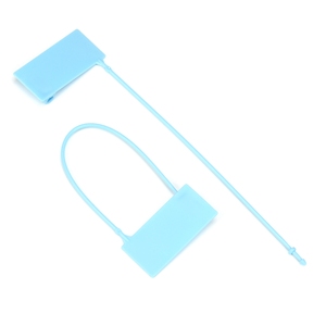 Nhựa an ninh ổ khóa con dấu thẻ dùng một lần làm xáo trộn hiển nhiên khóa nhãn không thấm nước có thể ghi vải giày Túi Khóa thẻ - Product Image 3