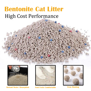 OEM Premium meyve kokulu topaklanma <span class=keywords><strong>Kitty</strong></span> çöp 5L 10L Arena Para Gato Bentonite renkli kedi kumu ile - Product Image 4
