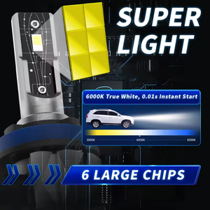 Superbleds yüksek kalite Led far H11 H8 LED far ampuller süper parlak P19 LED farlar dönüşüm kiti toptan - Product Image 2