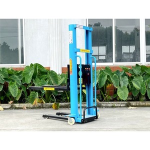 半电动车载1吨便携式升降叉车自动装卸爬山车 - Product Image 3