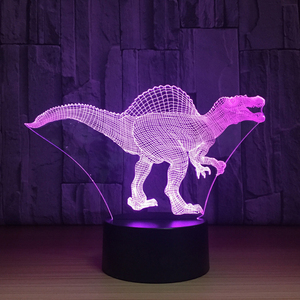 Ruh aydınlatma 3D Illusion lamba uzaktan kumanda LED gece lambası bebek ve çocuk odası başucu için masa süsü - Product Image 5
