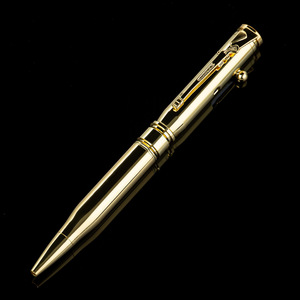 创意子弹形造型笔新设计定制标志商务礼品1.0毫米金属步枪步枪带螺栓动作和夹子