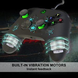 高性能2.4GHzワイヤードゲームコントローラLED & 振動モーター付きXボックスシリーズDCqvtf9tuaxnlvq4アクセサリー - Product Image 4