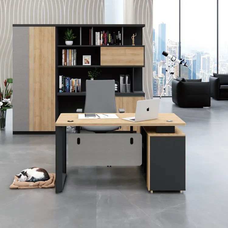 Mobilier de bureau Simple et moderne avec tiroir et armoire