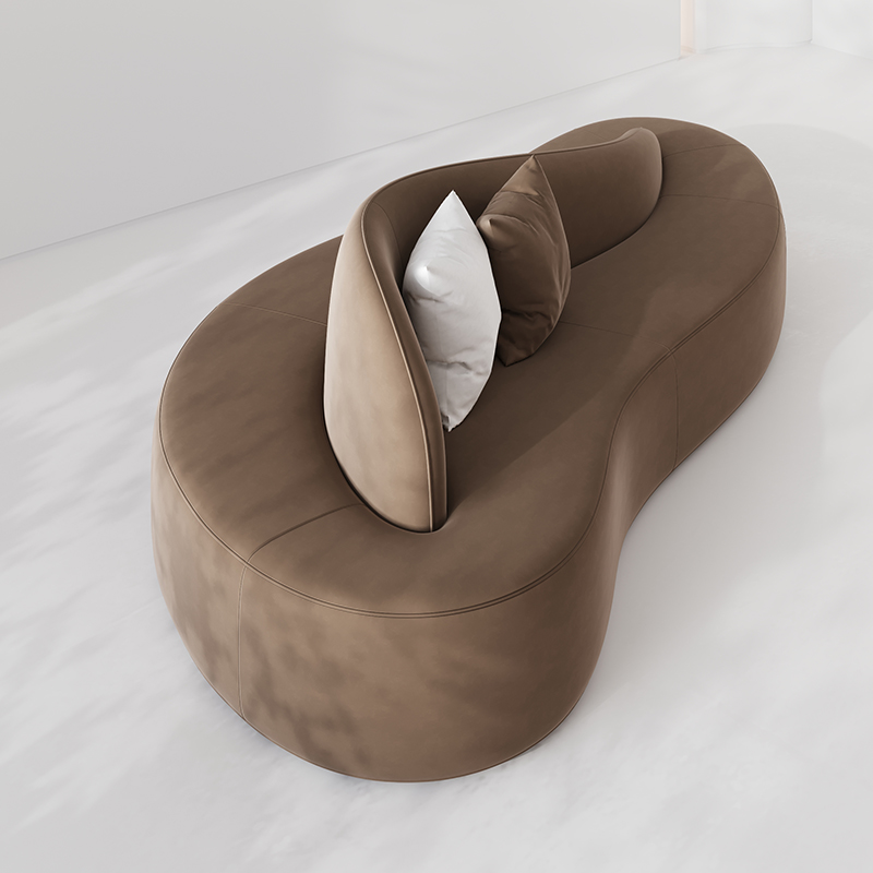 Feuille tombée marron (velours givré - 28)