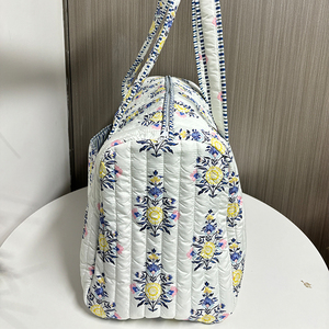 Hoa Boho Weekender Túi Bán buôn đầy màu sắc chắp vá mua sắm túi thêu bông chần Túi - Product Image 6