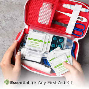 แผ่นปลอดเชื้อ75% ไอโซโพรพิลแอลกอฮอล์ทางการแพทย์ห่อแยกต่างหากติดฉลากตามต้องการ - Product Image 4