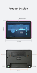 Wand halterung 10,1 Zoll Kunststoff Nfc Android Tablet PC für die Buchung Tagungsraum Poe Netzteil - Product Image 2