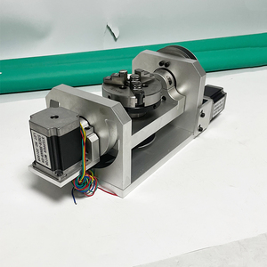 Mini CNC 4th aixs / 5th axis / A aixs, eje rotativo con mandril con mesa para enrutador cnc - Product Image 4
