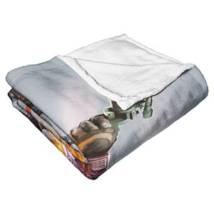 DB Star Wars Boba patlama ipek dokunmatik 50 "X 60" çiçek katı atmak battaniye kış sonbahar karakter bitki nokta alev geciktirici - Product Image 4