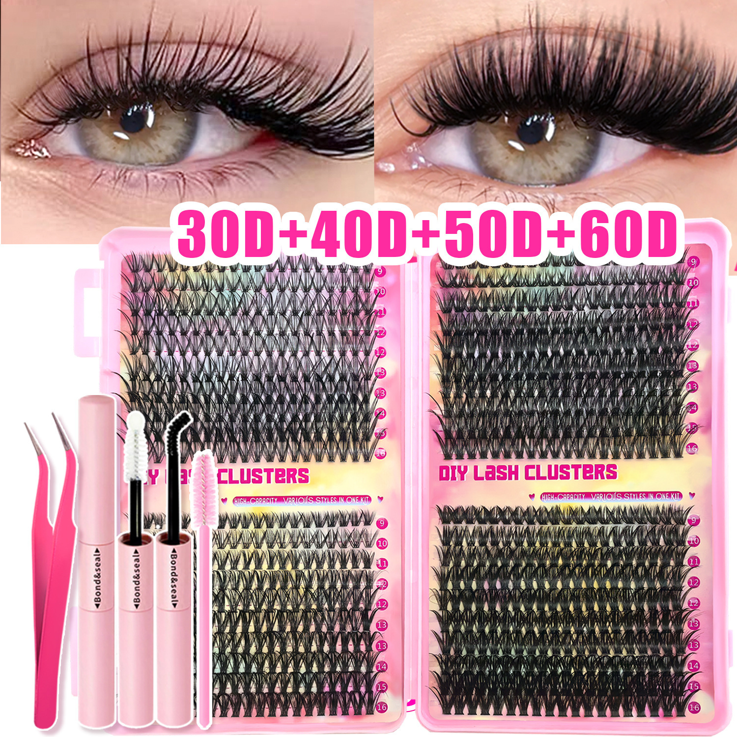 30+40+50d+60D uniquement cils